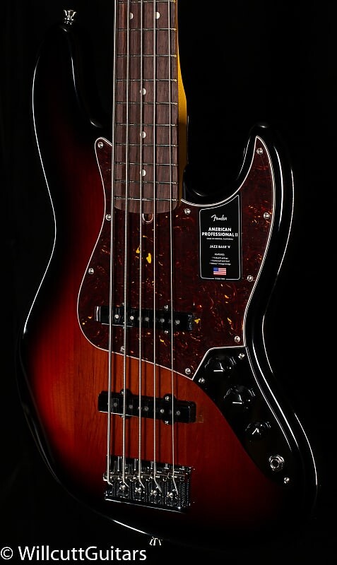 

Басс гитара Fender American Professional II Jazz Bass V Rosewood Fingerboard 3-Color Sunburst