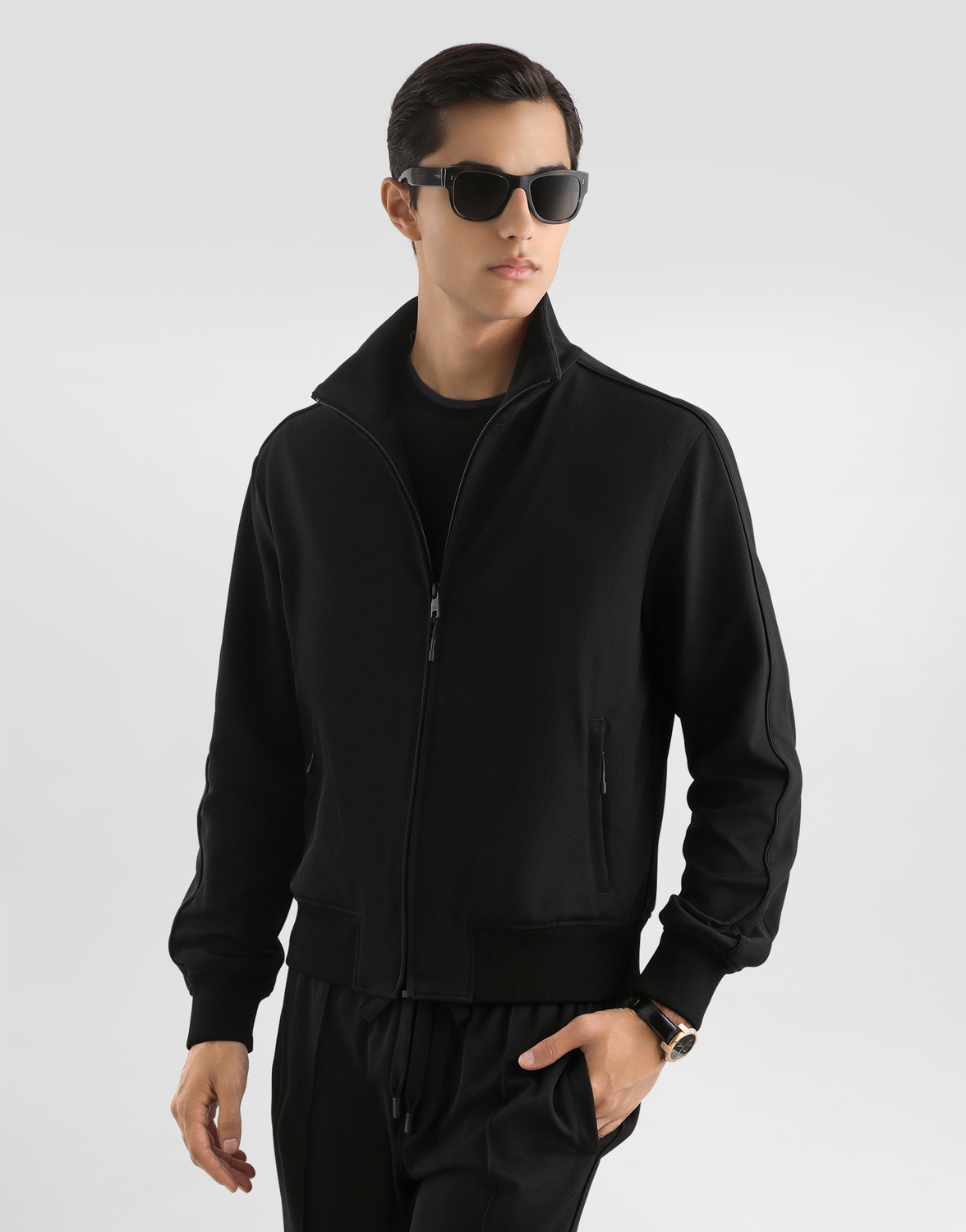 Толстовка Dolce & Gabbana Technical jersey, черный — фото 4
