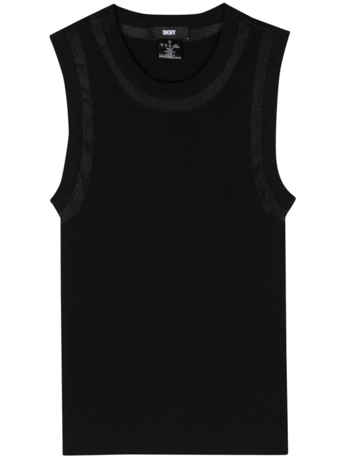

DKNY топ в рубчик, черный