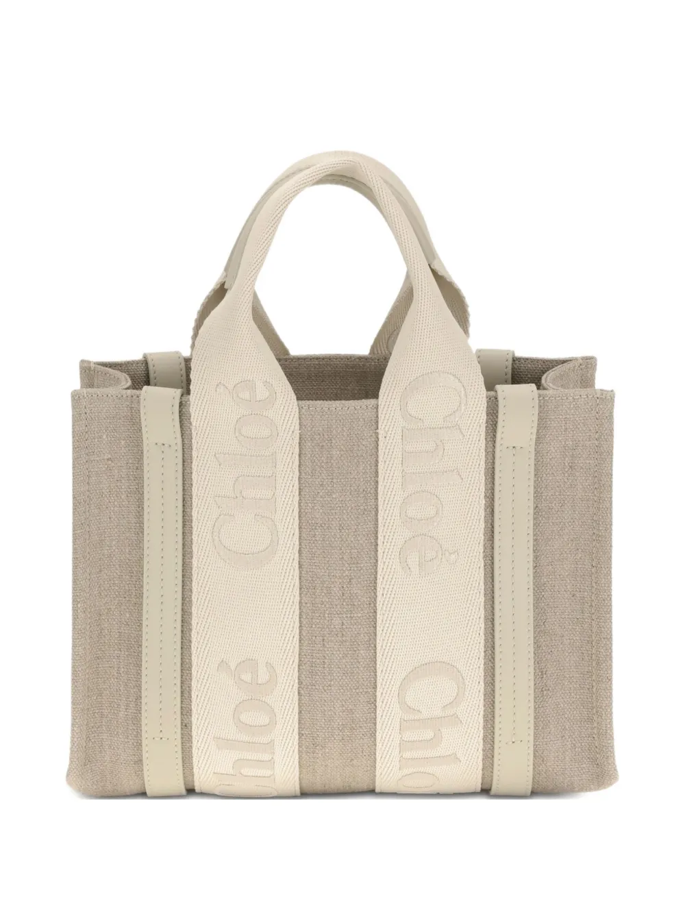 

Маленькая сумка-тоут Woody Chloé, нейтральный