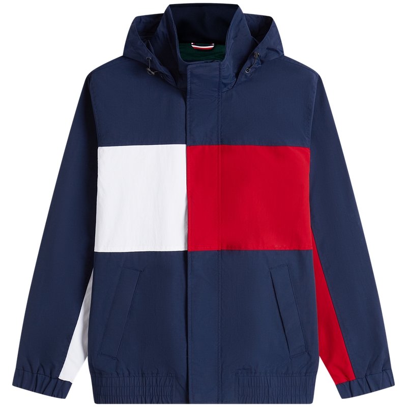 

Tommy Hilfiger Куртка мужская Navy Blue Multicolor XLD с капюшоном Moderate Others