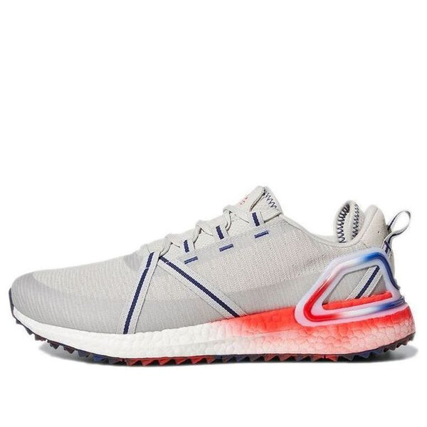 

Кроссовки solarthon primegreen spikeless golf 'grey vivid red' Adidas, серый