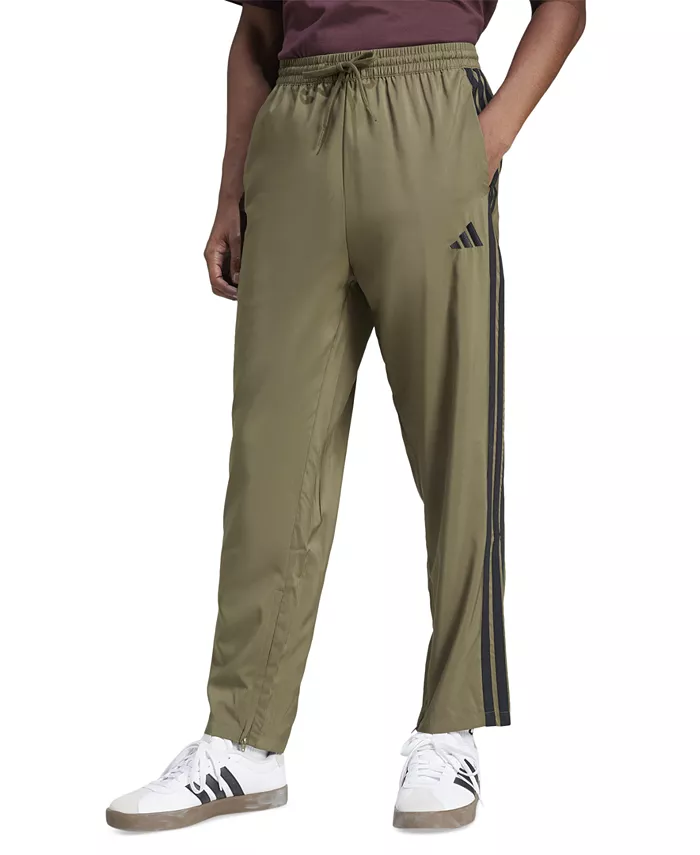 

Мужские брюки Stanford Essential с тремя полосками и открытым низом adidas, зеленый