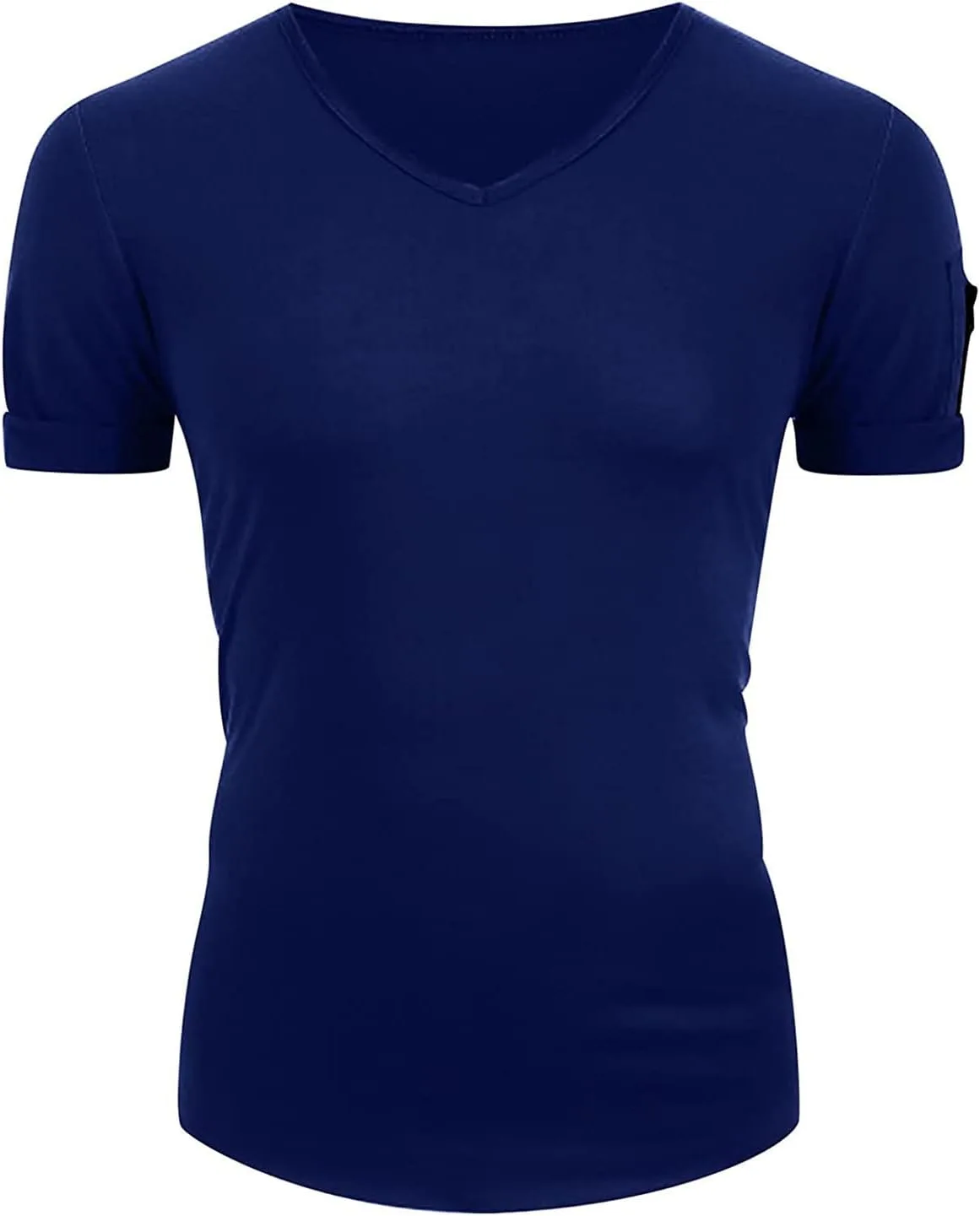 

Майская футболка Maiyifu-GJ для мужчин с V-образным вырезом и молнией