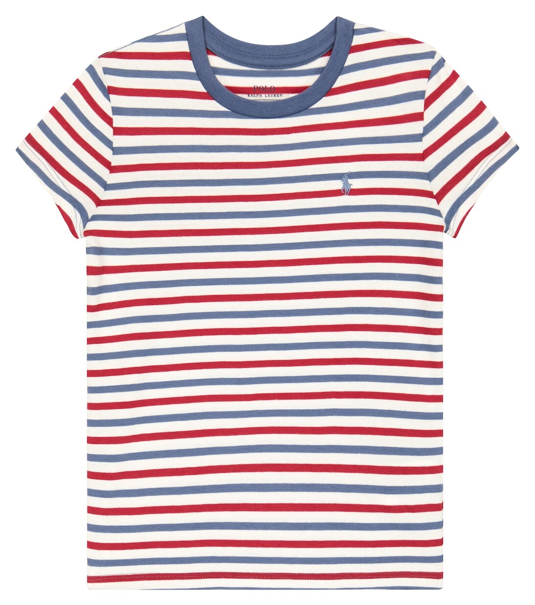 

Полосатая футболка из хлопкового джерси Polo Ralph Lauren, разноцветный