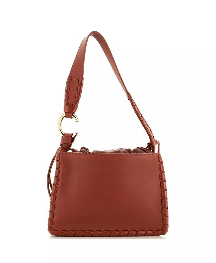 

Маленькая сумка через плечо Mate из кожи Pre-Owned Chloe, коричневый