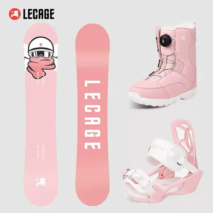 

HEAD Детский лыжный комплект LECAIGE с ботинками и креплениями, розовый, 130 см