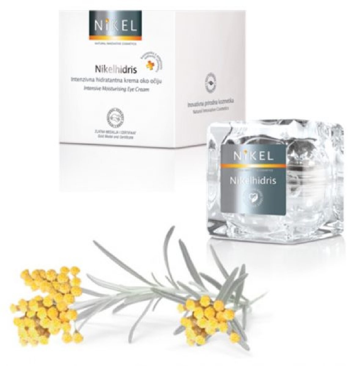 

Никель, крем для глаз увлажняющий с цветком апельсина и бессмертника, 15 мл Nikel