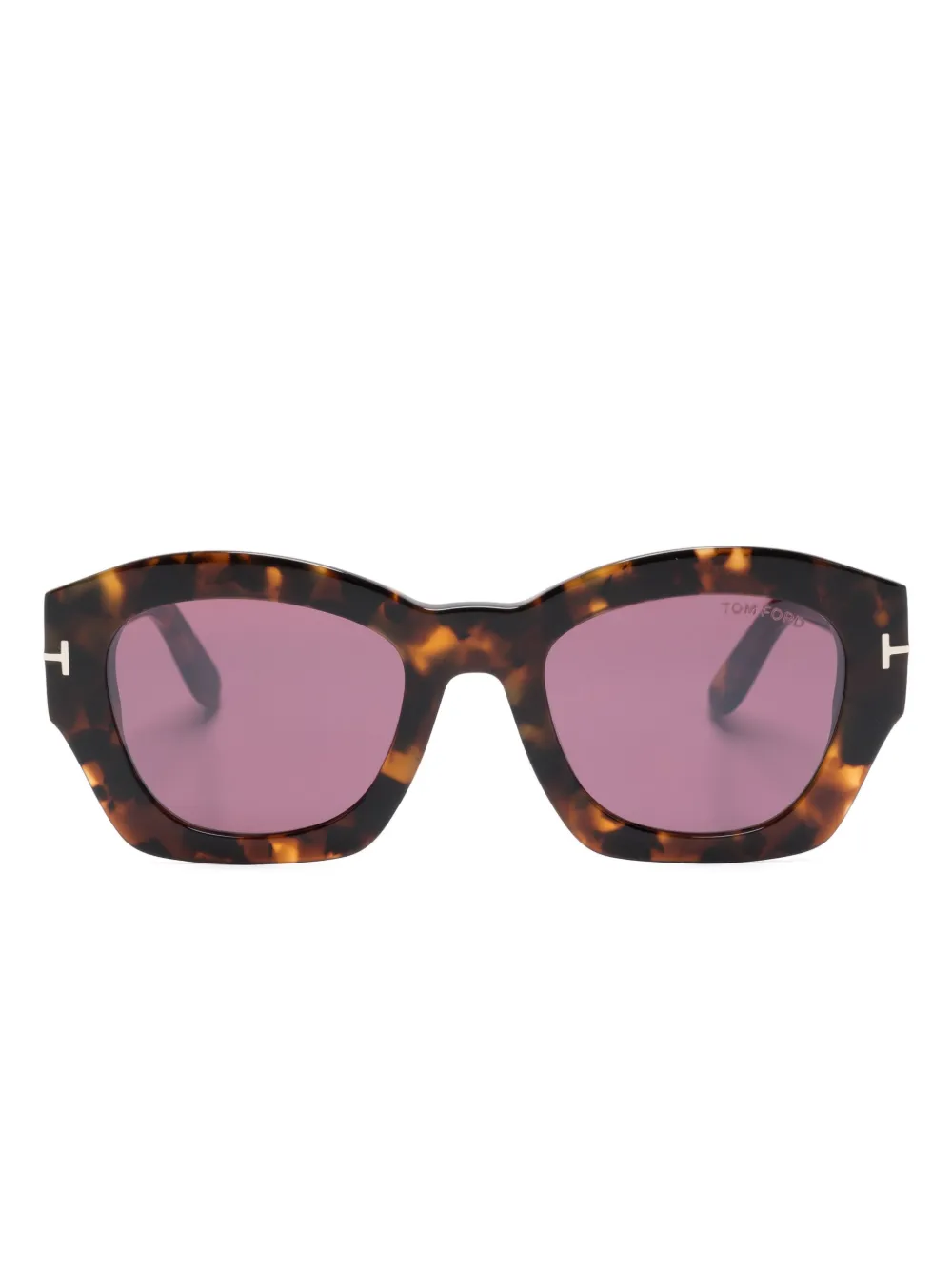 

Солнцезащитные очки Guilliana в оправе 'кошачий глаз' TOM FORD Eyewear, коричневый