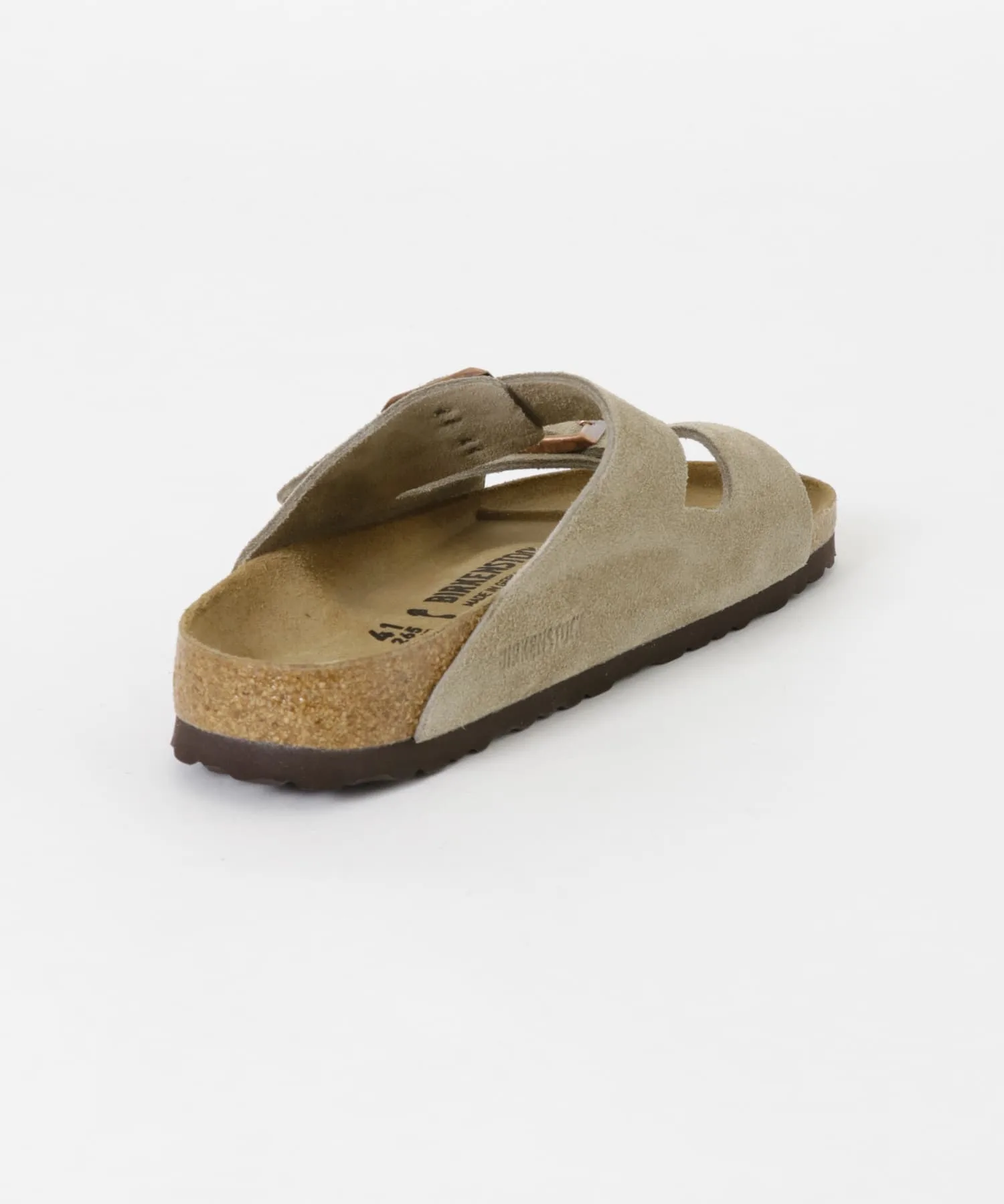 Мужские сандалии с двумя ремнями Arizona Narrow BIRKENSTOCK бежевые — фото 4