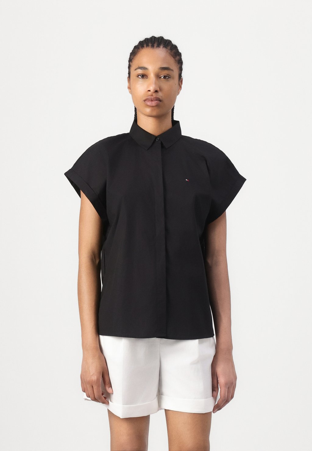 

Блузка на пуговицах SLEEVELESS RELAXED SHIRT Tommy Hilfiger, черный