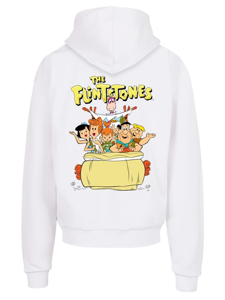 

Пуловер F4NT4STIC Ultra Heavy The Flintstones The Ride Familie Feuerstein, белый