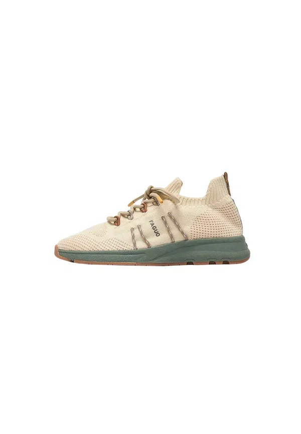 Кроссовки Faguo Running heartwood maille white/kaki 44, белый и хаки — фото 2
