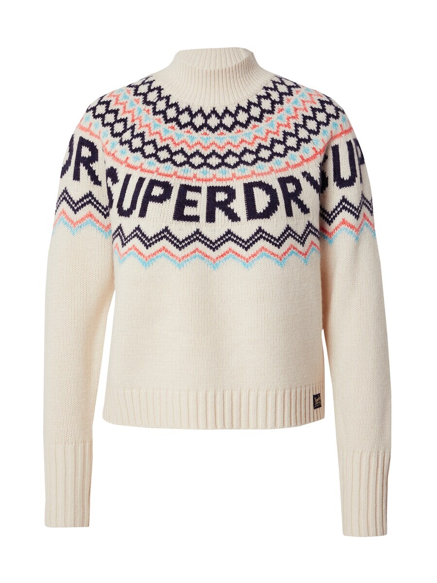 

Тонкий вязаный свитер Superdry Sweater, кремовый
