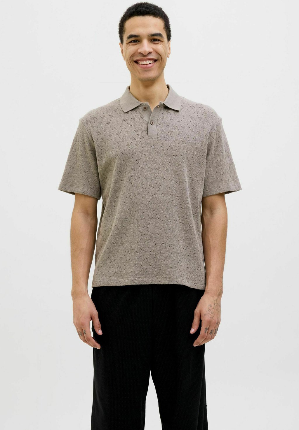 

Поло EINFARBIG Jack & Jones PREMIUM, серый