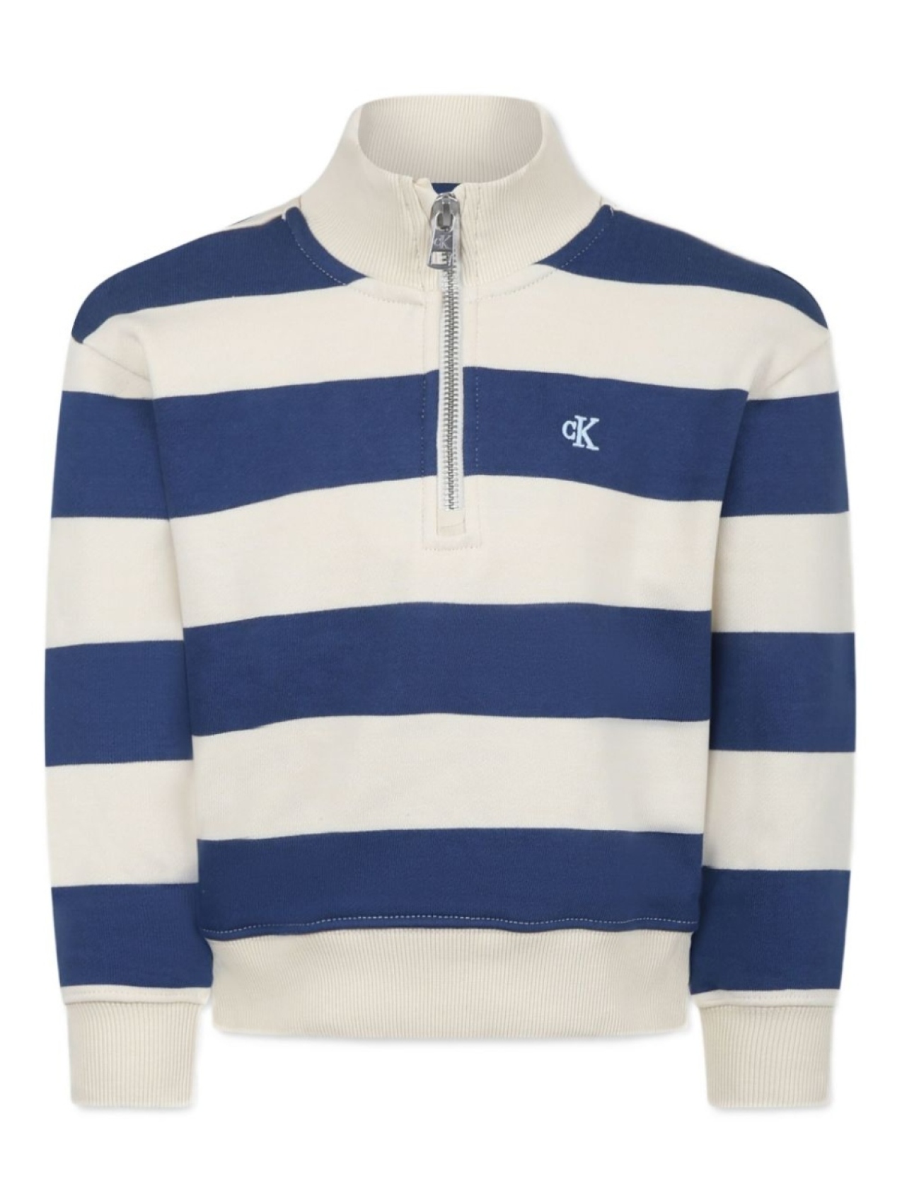 

Calvin Klein Kids свитер в полоску, синий