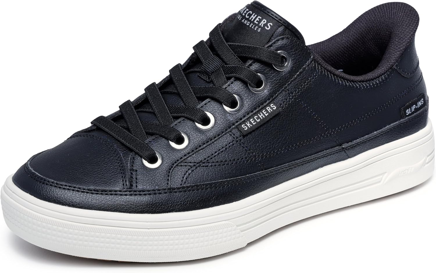 

Мужские кроссовки Skechers Arch Fit Arcade - удобные слипоны без застежек, черный