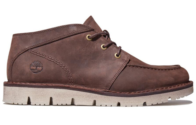 Мужские ботинки Timberland Westmore Moc Toe на рифленой подошве, темно-коричневый — фото 2