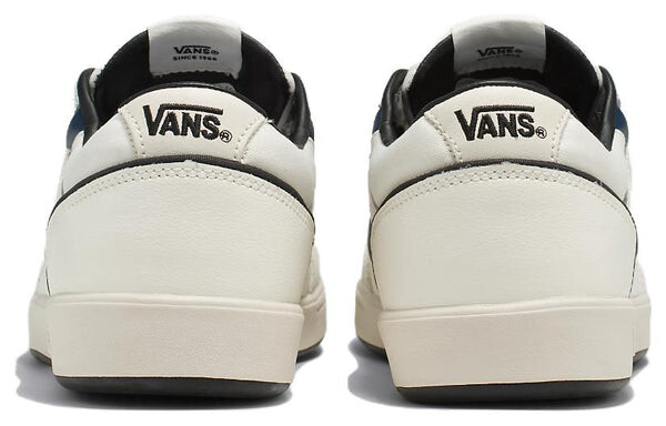 Кроссовки Vans Lowland ComfyCush JMP R Vintage Leather Shoes 'White Navy', цвет marshmallow/dress blues — фото 3