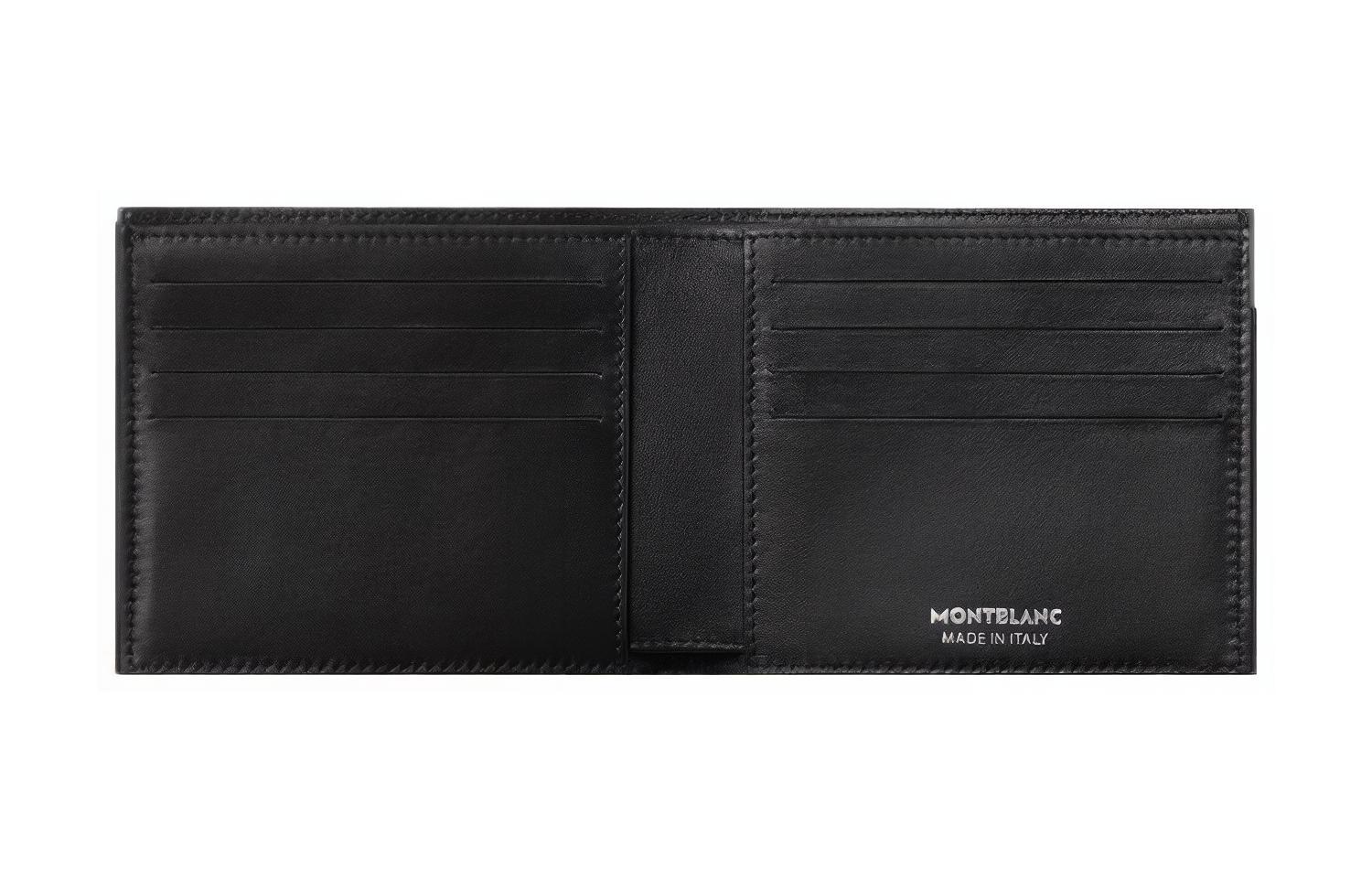 

Кошелек из кожи коровы мужской черный MONTBLANC