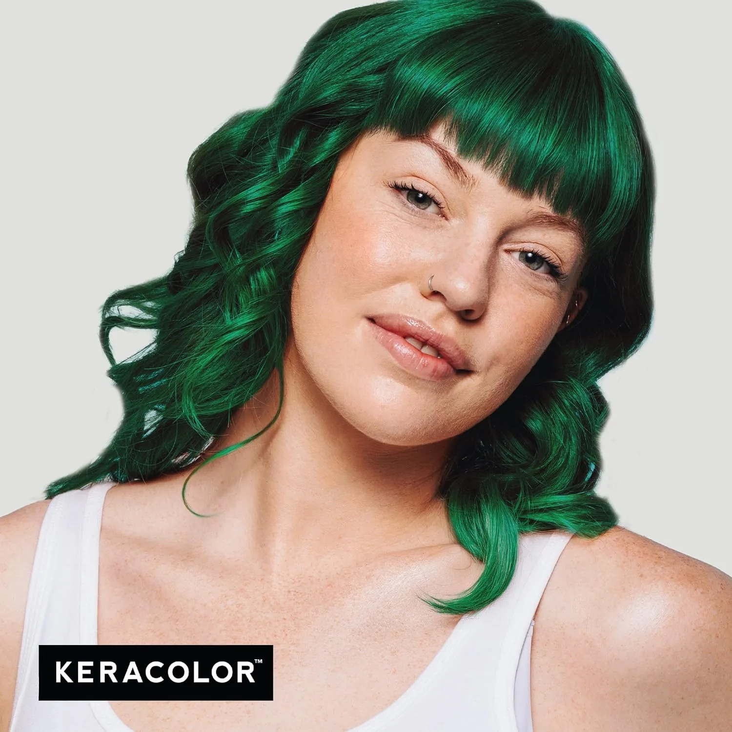 Keracolor Color + Clenditioner 3-в-1 Кондиционер для окрашивания волос, мягко очищает и кондиционирует, полуперманентная краска для волос, 23 оттенка, 355 мл, Emerald — фото 4