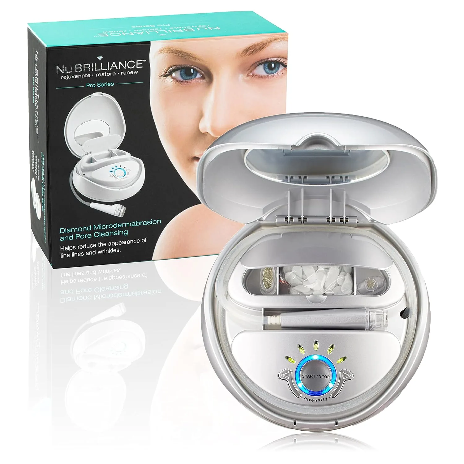 Система ухода за кожей NuBrilliance для микродермабразии 1 штука (1 шт.), White