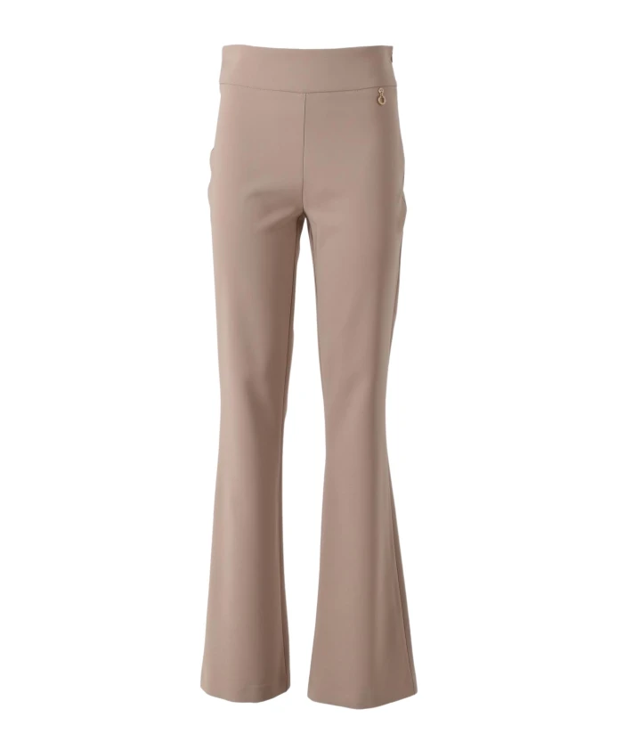 

Расклешенные брюки с высокой талией, бежевые Relish, бежевый