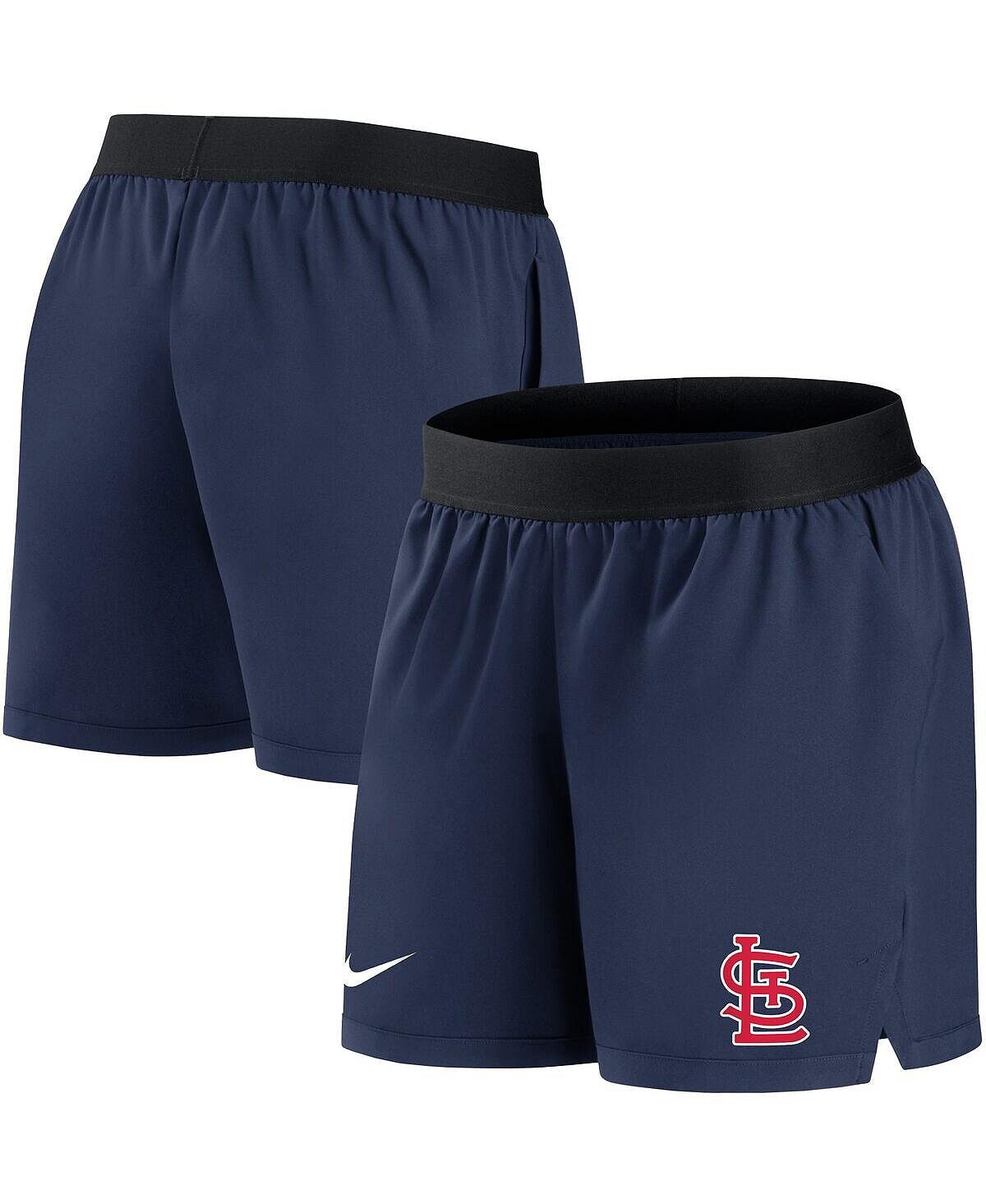 

Женские темно-синие шорты St. Louis Cardinals Authentic Collection Flex Vent Max Performance Nike, темно-синий