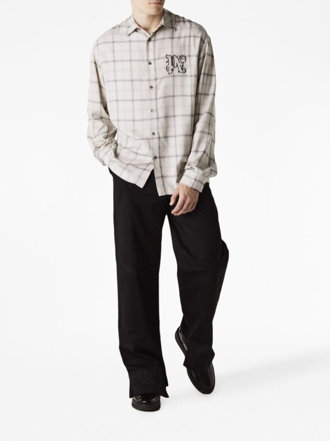 

Palm Angels брюки Sartorial свободного кроя, черный
