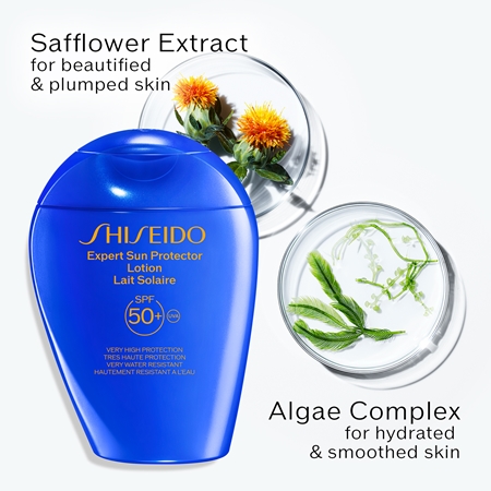Лосьон для лица и тела spf 50+ Shiseido Expert Sun Protector Lotion SPF 50+, 300 ml — фото 3