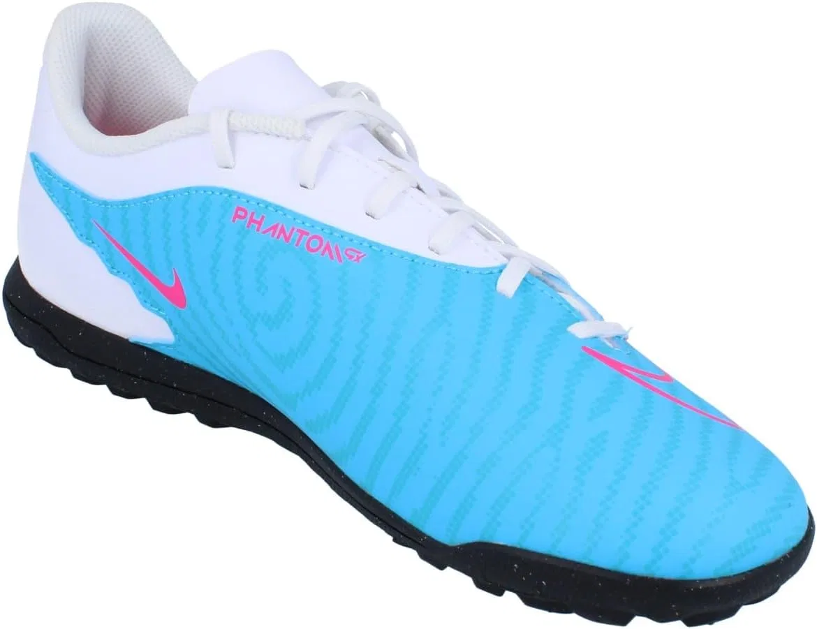 Кроссовки Nike Herren Phantom Gx Club Tf, Baltic Blue Pink Blast White Laser Blue — фото 4