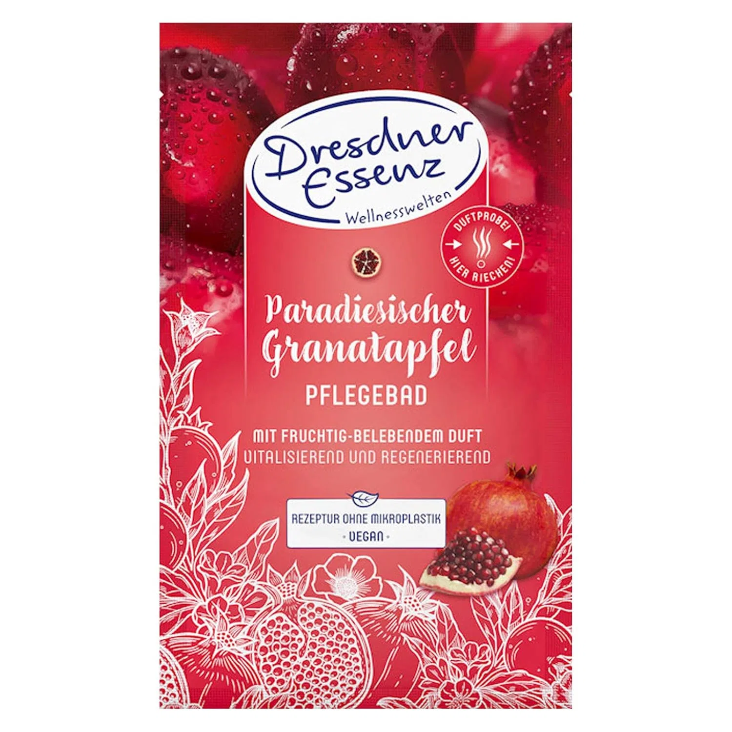 Набор Dresdner Essenz «Райский гранат»: веганская добавка для ванны, 12 х 60 г Dresdner Essenz — фото 2