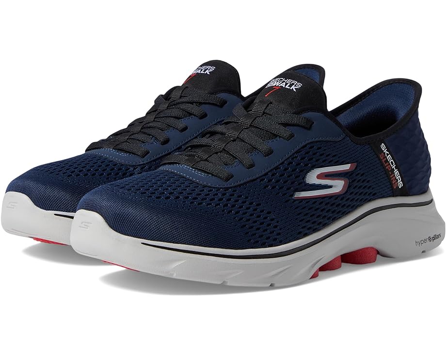 

Кроссовки SKECHERS Performance Go Walk 7 - Free Hand 2 Hands Free Slip-Ins, цвет Navy/Red