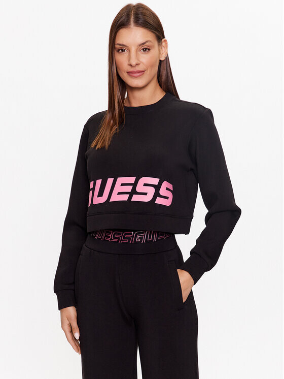 

Толстовка оверсайз Guess, черный