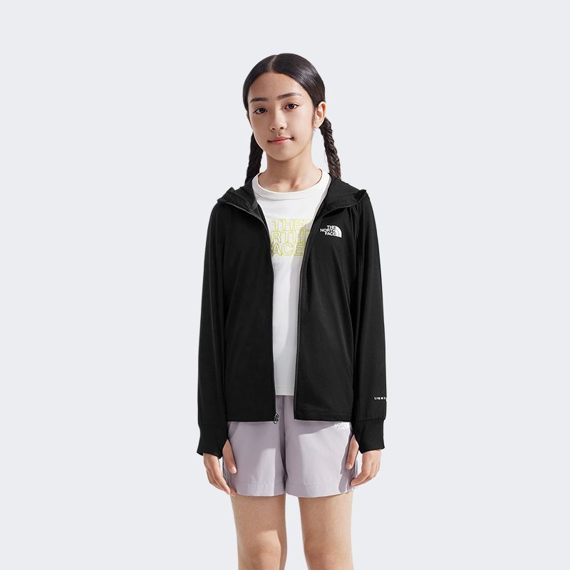 THE NORTH FACE Защитная одежда от солнца LIGHTRANGE Sunriser JK3/Cosmic Black для детей 3-7 лет — фото 4