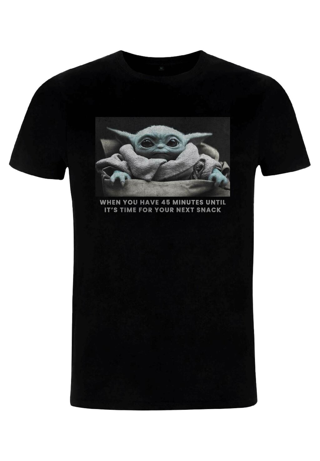 

Футболка с принтом STAR WARS: THE MANDALORIAN NEXT SNACK UNISEX Star Wars, черный