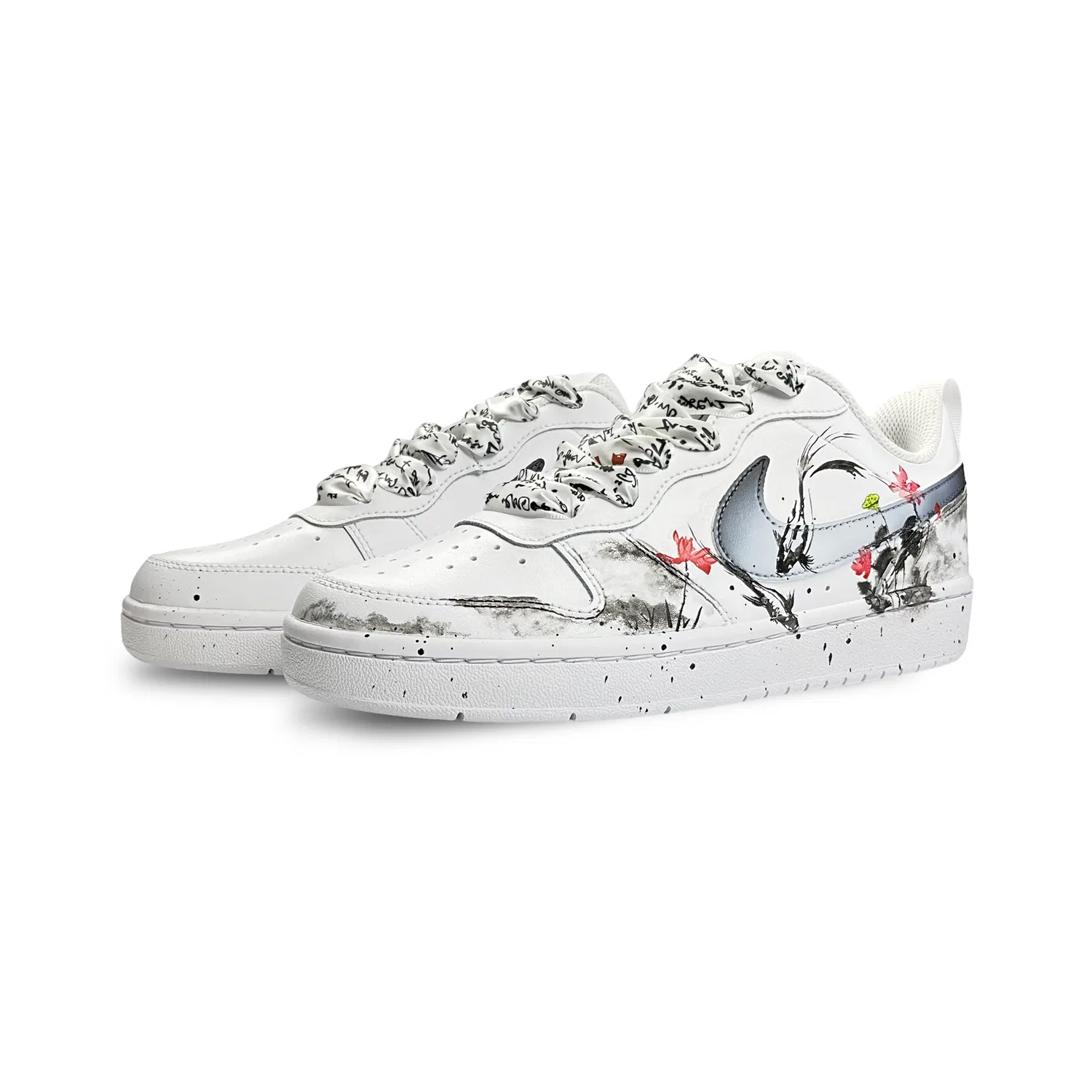Кроссовки Court Borough Low 2 Leather, slip-resistant, abrasion-resistant, cushioning Nike, White — фото 4