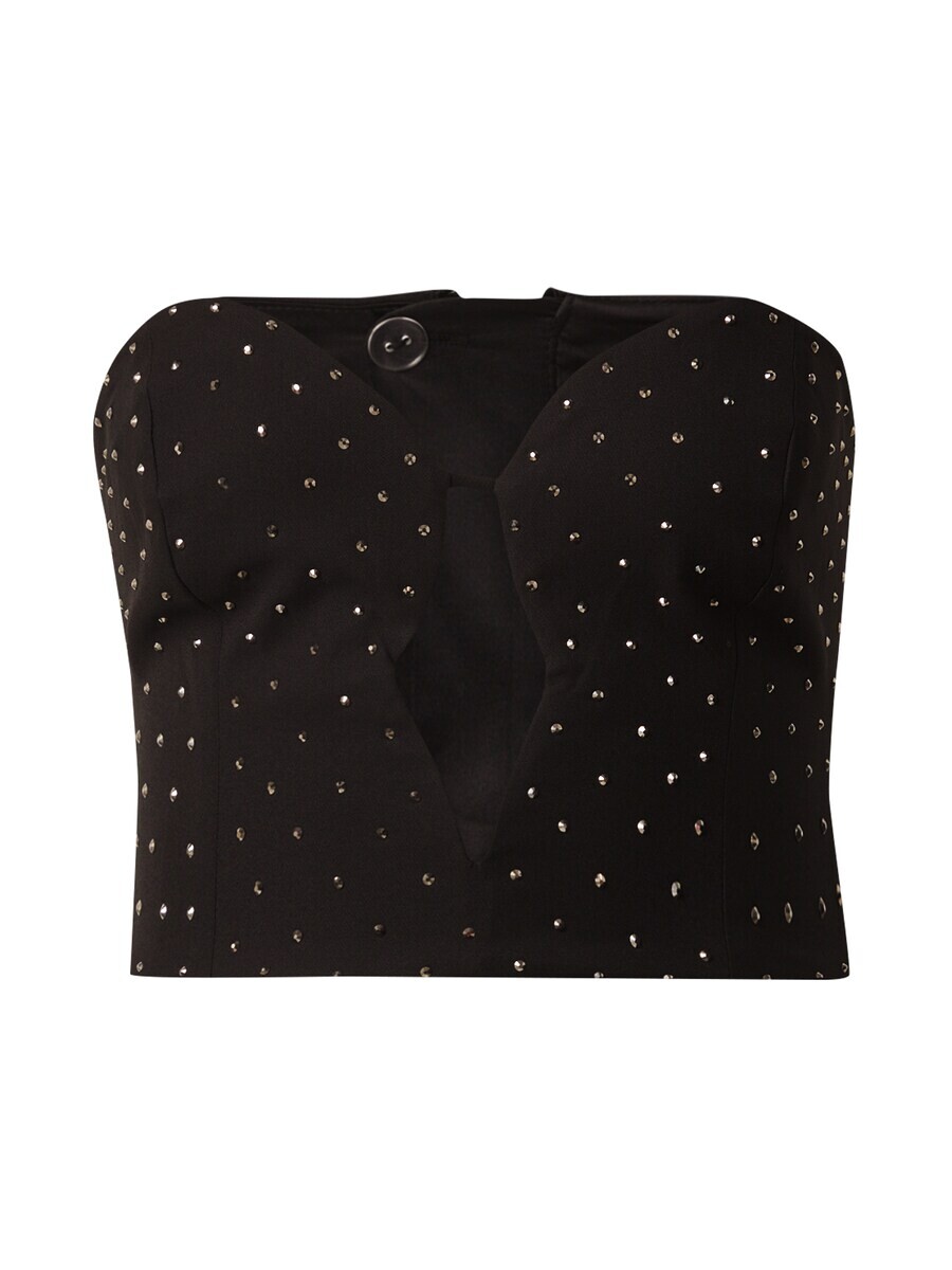 

Укороченный топ Bardot Top BAROL, черный