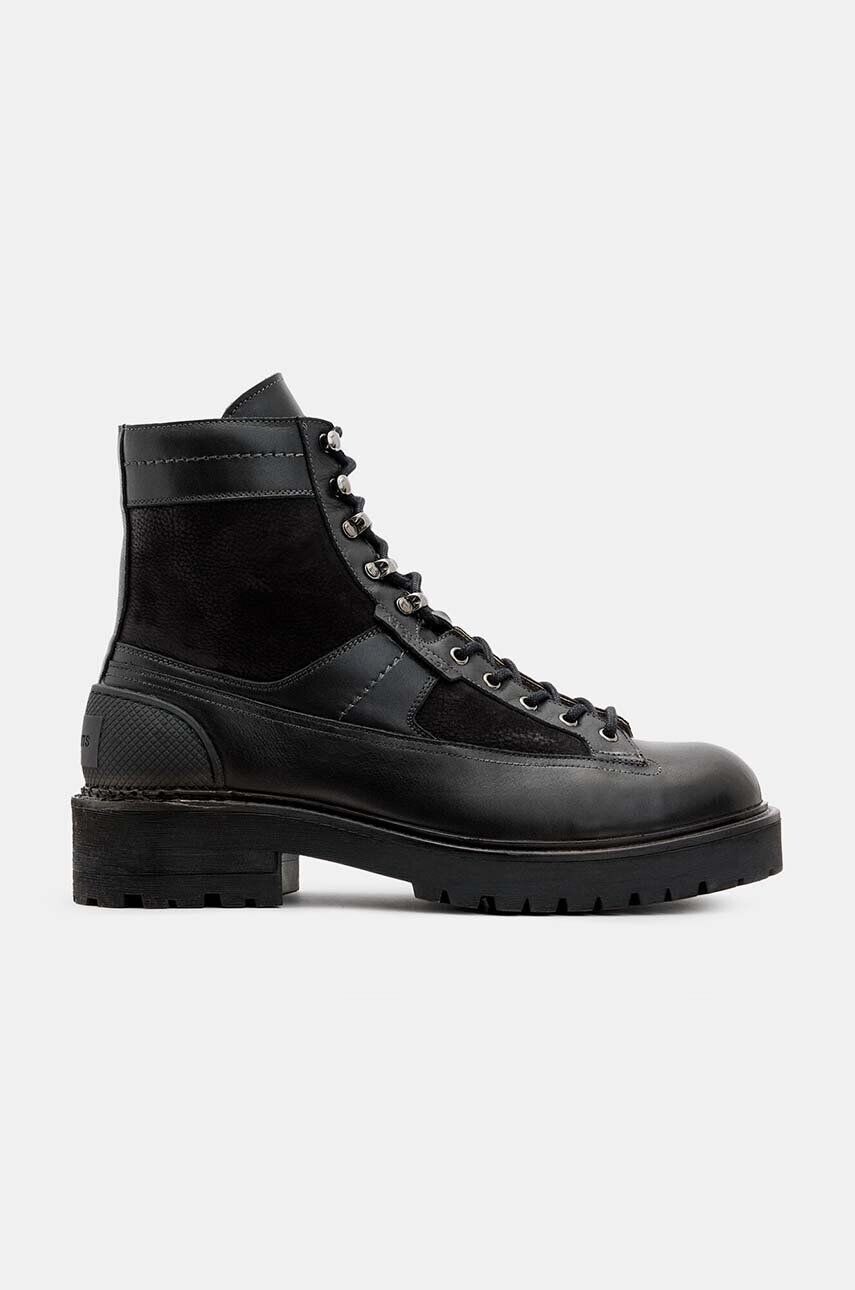 

Кожаные ботинки AllSaints Hank, черный