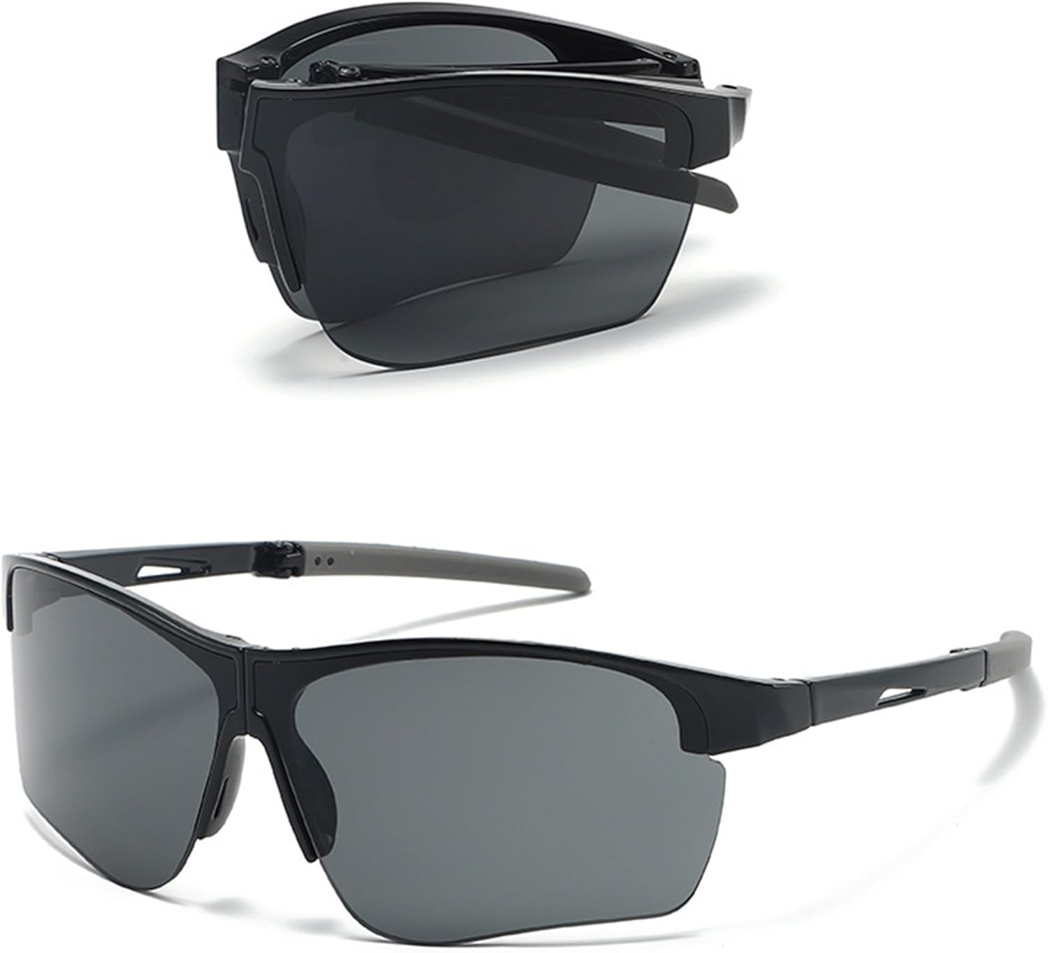 

Складные спортивные солнцезащитные очки bullabulling для мужчин и женщин, обеспечивающие комфорт в течение всего дня, с защитой UV400, подходят для езды на велосипеде, рыбалки и вождения, C2