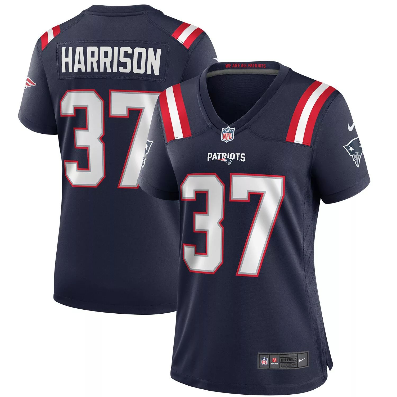 

Женская футболка Nike Rodney Harrison Navy New England Patriots Game Retired Player Nike