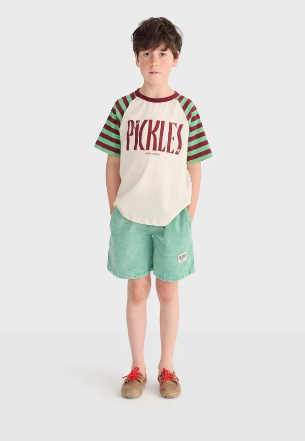 Футболка с принтом "острые маринованные огурцы" Bobo Choses, Off White