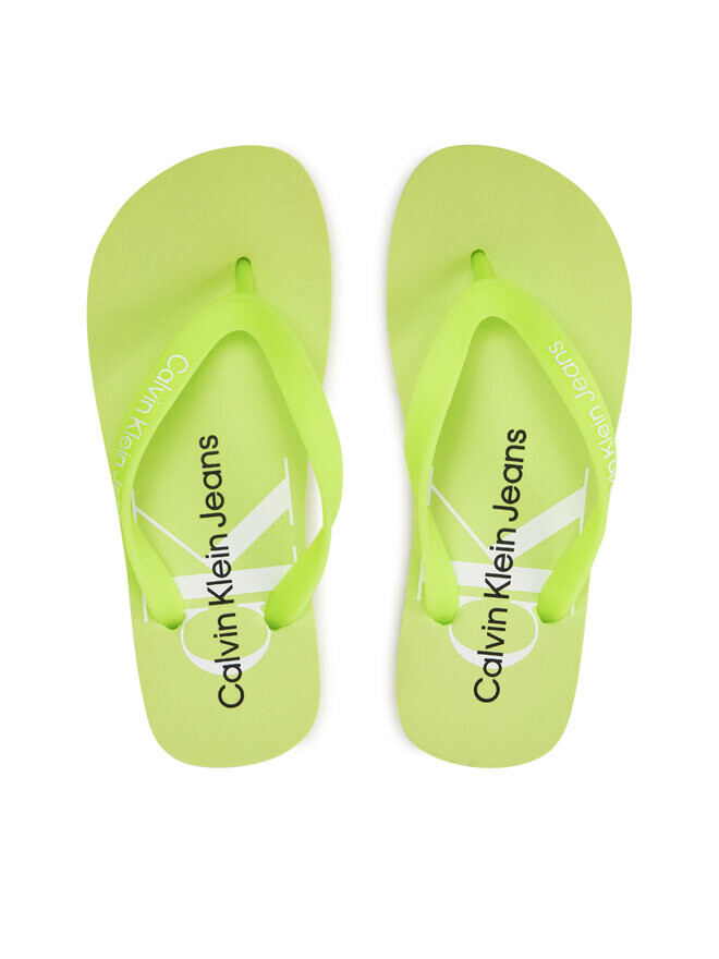 

Шлепанцы Calvin Klein Jeans Beach Sandal Monologo Tpu YW0YW01246, зеленый