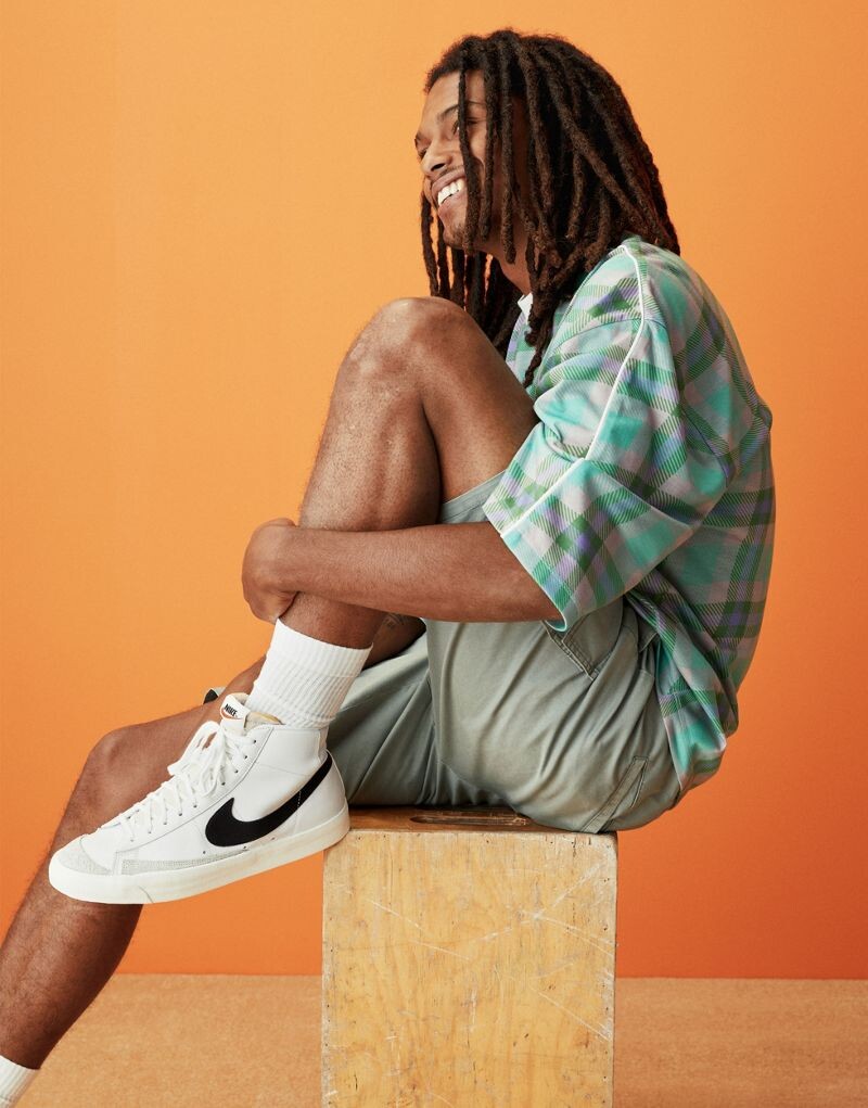 

Белые кроссовки Nike Blazer Mid '77 Vintage, Белый, Белые кроссовки Nike Blazer Mid '77 Vintage
