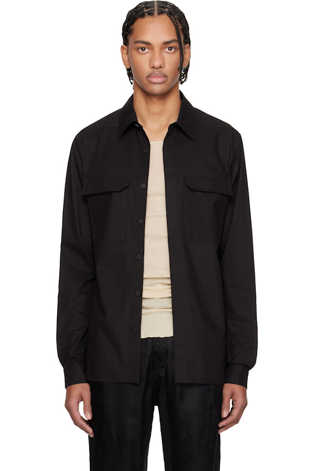 

Рабочая рубашка Храма Rick Owens, черный