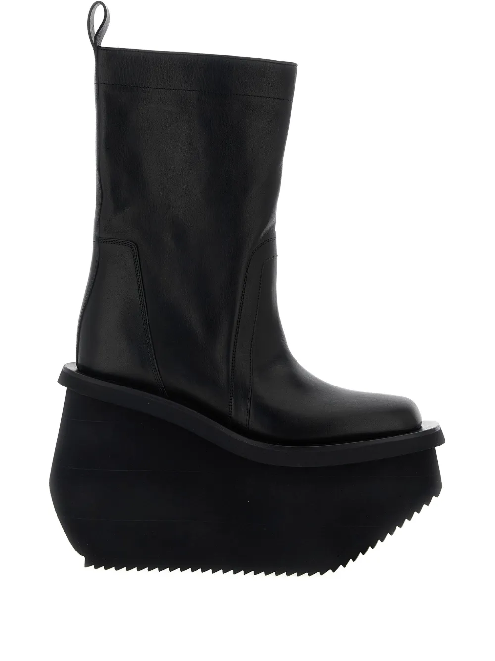 

14 мм заводские ботинки на платформе с отстрочкой Rick Owens, черный