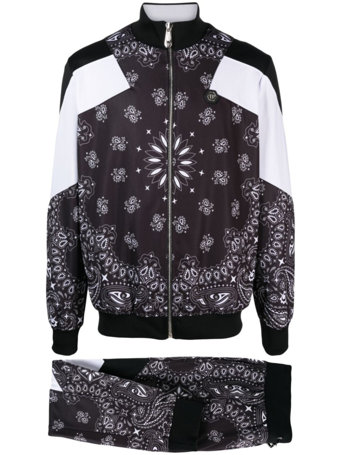 

Philipp Plein спортивный костюм с принтом пейсли, черный