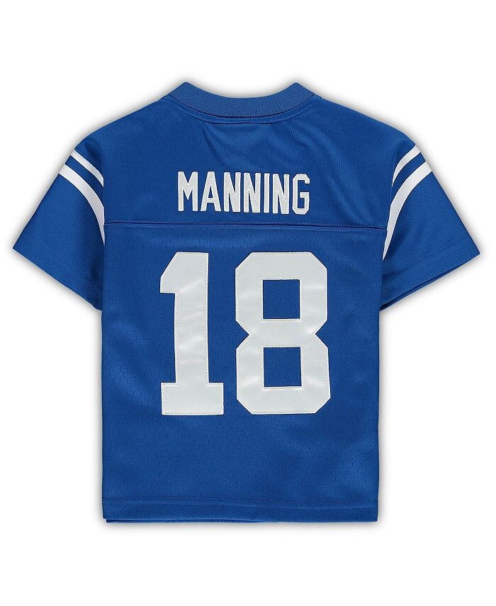 Джерси Пейтона Мэннинга Royal Indianapolis Colts для новорожденных 1998 года, вышедшего на пенсию Legacy Mitchell & Ness, синий — фото 4