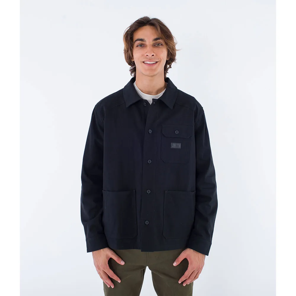 

Верхняя рубашка Hurley Bixby Lined Canvas, черный