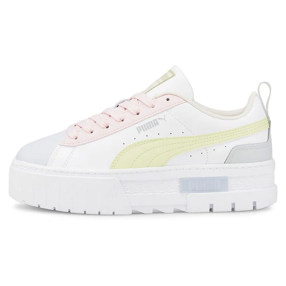 Кроссовки Puma Mayze Leather Pop, белый — фото 3